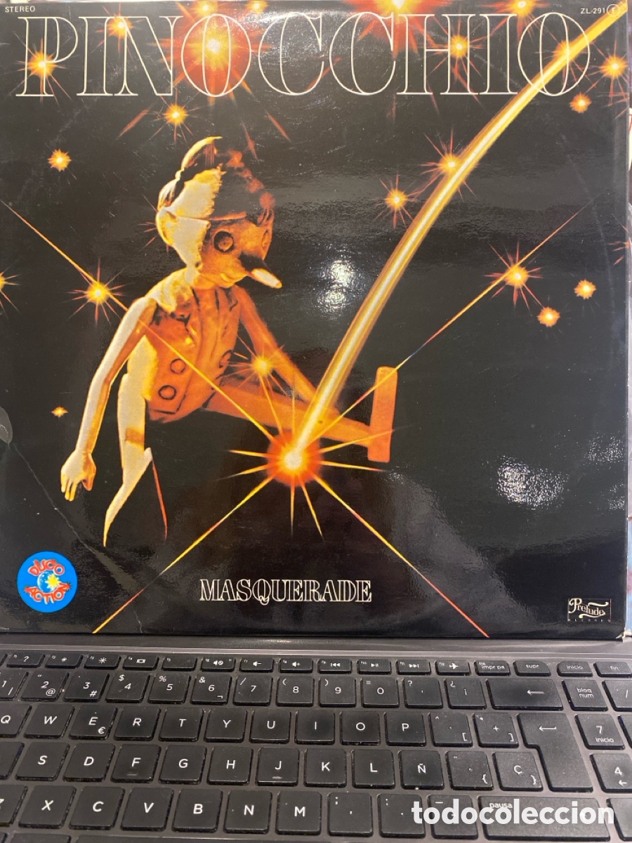 Discos de vinilo: PINOCCHIO - MASQUERADE LP SPAIN 1980 - Foto 1
