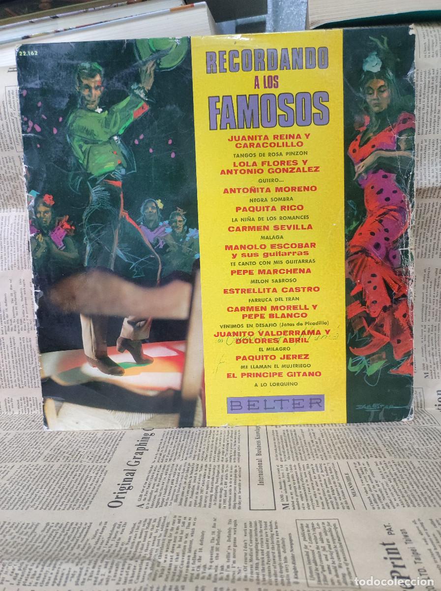 Discos de vinilo: Recordando A Los Famosos - Foto 1