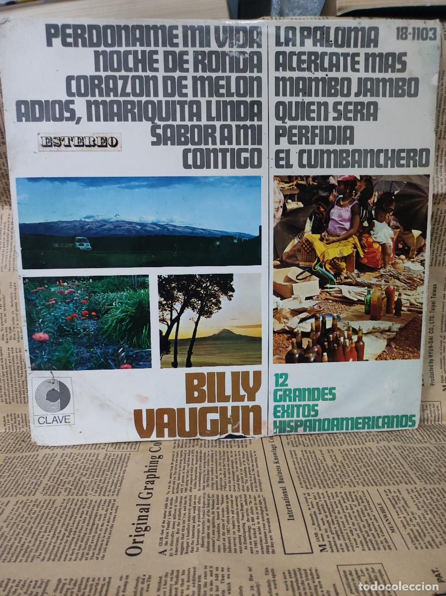 Discos de vinilo: Billy Vaughn &ndash; 12 Grandes &Eacute;xitos Hispanoamericanos - Foto 1