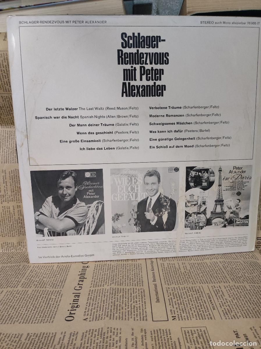 Discos de vinilo: Peter Alexander &ndash; Schlager-Rendezvous Mit Peter Alexander - Foto 2
