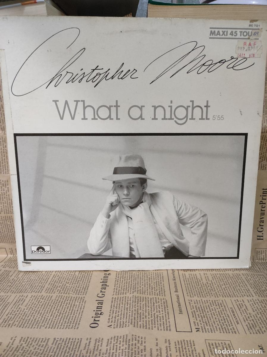 Discos de vinilo: Christopher Moore &ndash; What A Night - Foto 1
