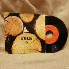 Discos de vinilo: FOLK 5 - XESCO BOIX I GRUP EL SAC- EDISCIO CAIXA D´ESTALVIS DE SABADELL