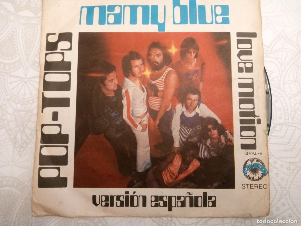 Discos de vinilo: Disco Single Pop-Tops Mamy Blue - Foto 1