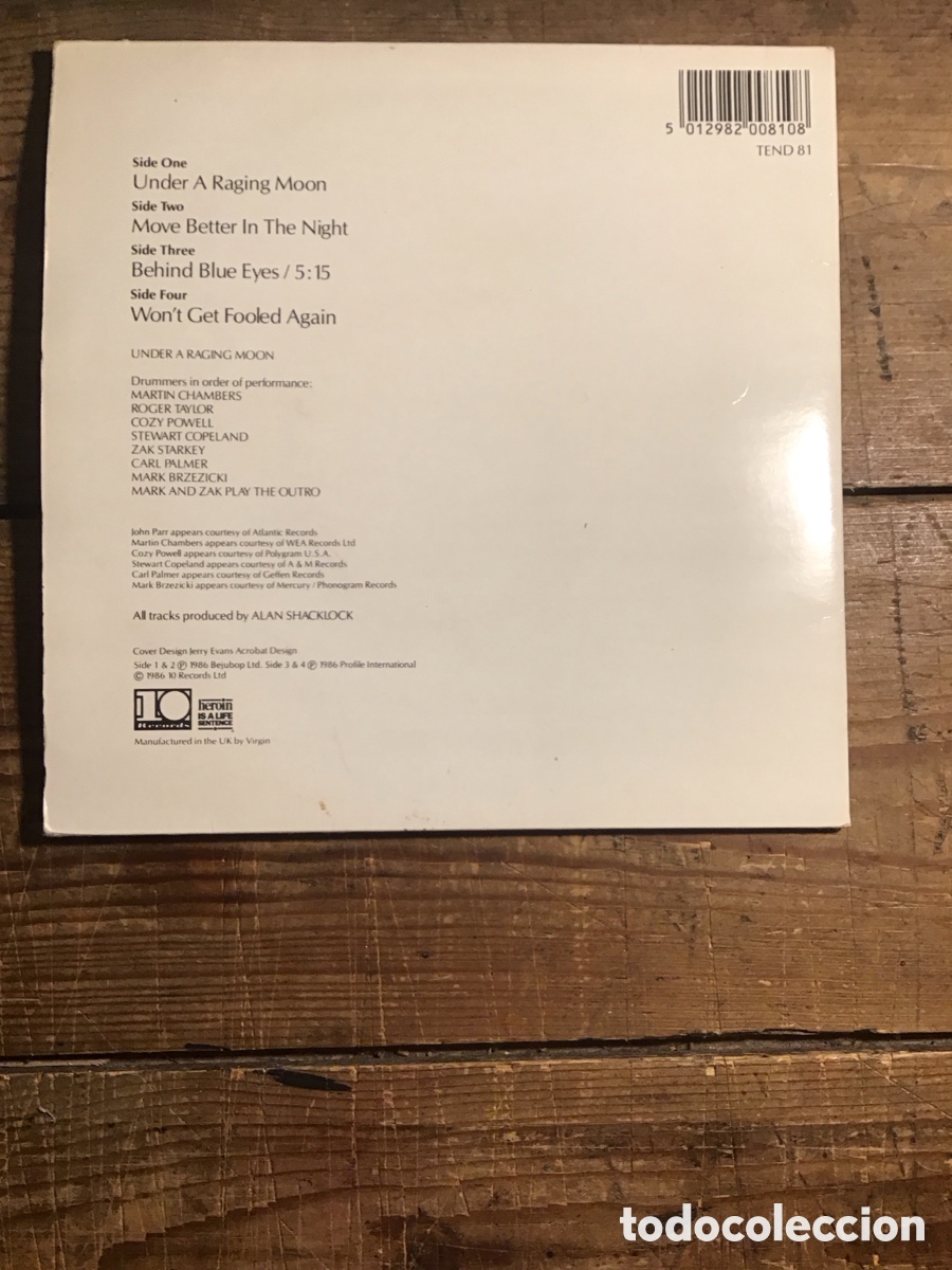 Discos de vinilo: Roger Daltrey under a raging moon edicion doble disco - Foto 2