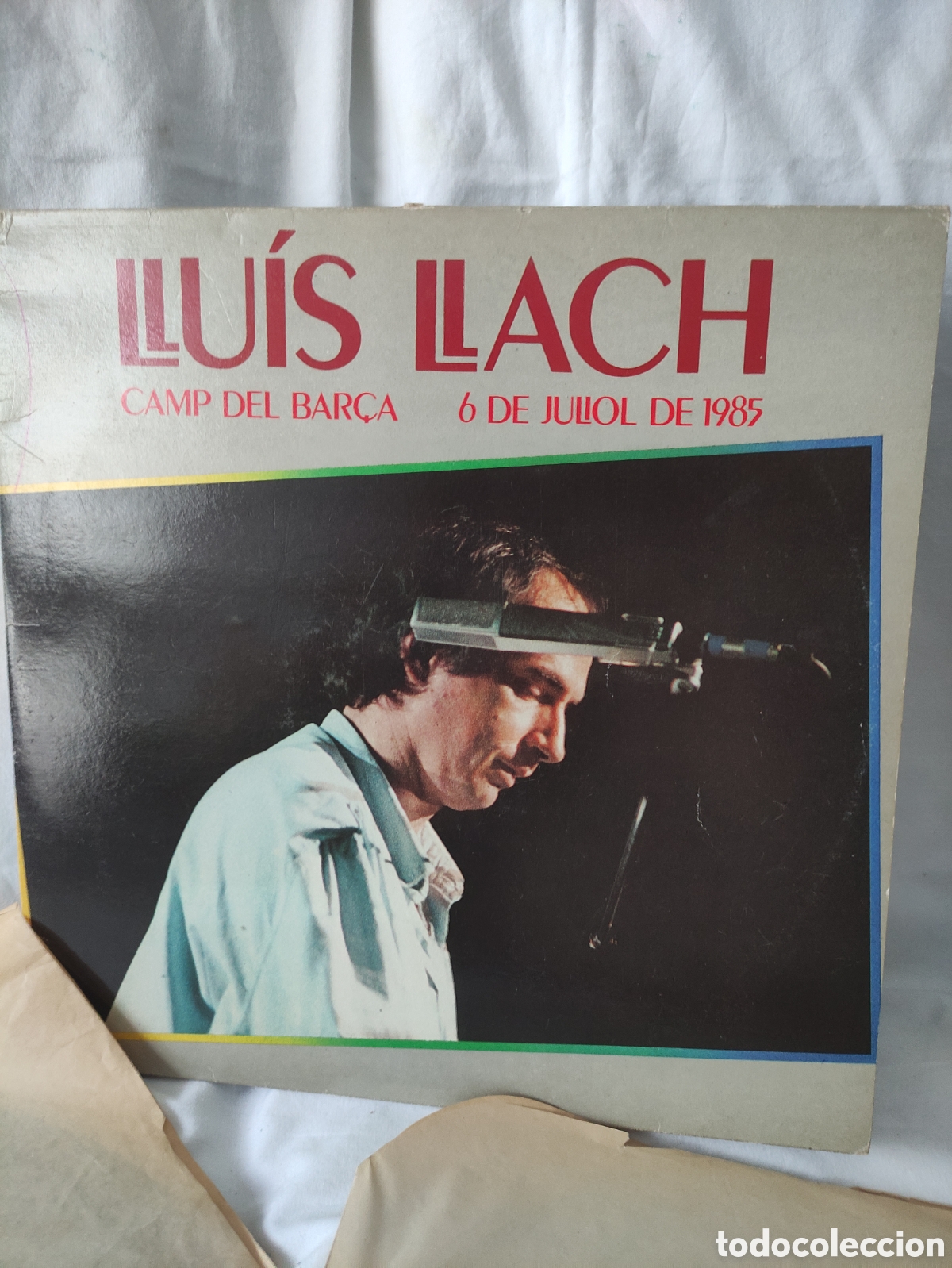 Discos de vinilo: Llu&iacute;s Llach. Camp del Bar&ccedil;a - Foto 1