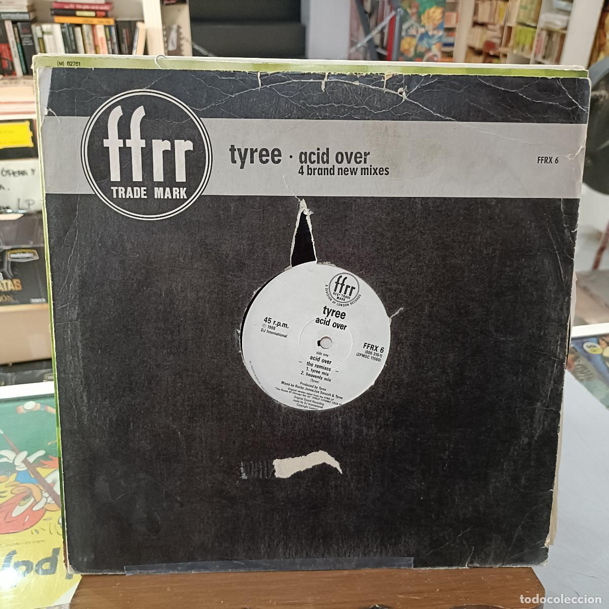 Discos de vinilo: Tyree - Acid Over - Maxi Single 1988 - Foto 1