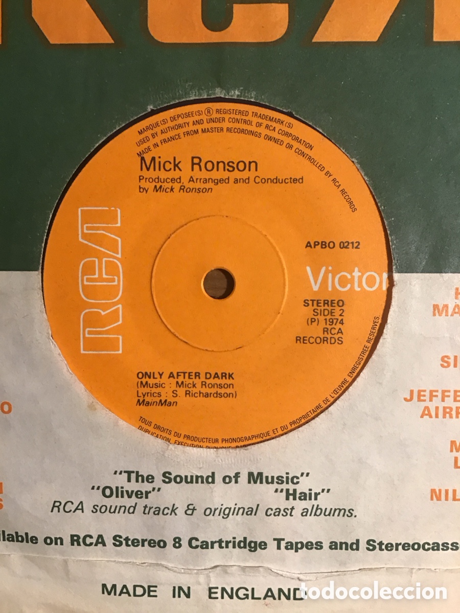 Discos de vinilo: Mick Ronson Love Me Tender - Foto 2