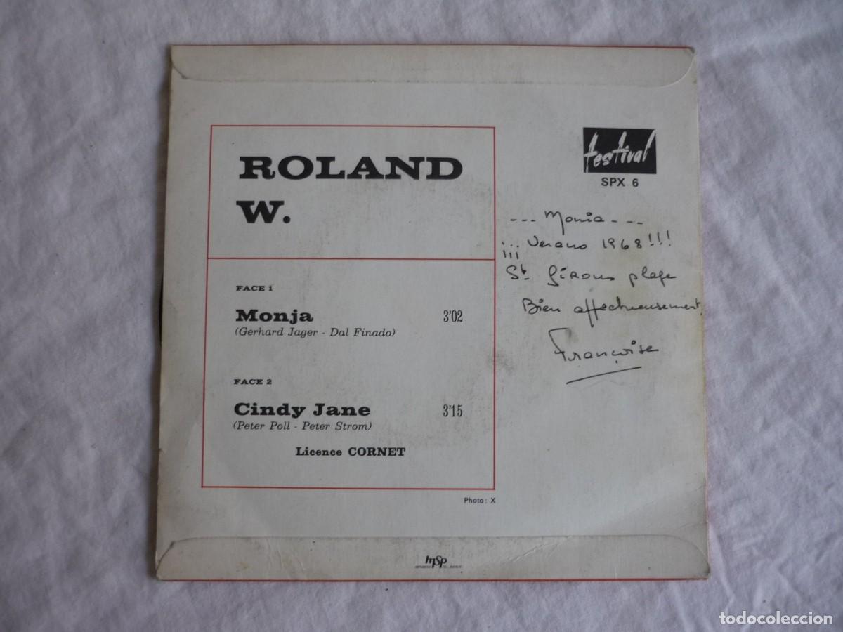 Discos de vinilo: Single vinilo Ronald W Monia Monja - Foto 2