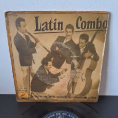 Discos de vinilo: LATIN COMBO – TEA FOR TWO-CHA-CHA-CHA / RAYITO DE SOL / SEÑORITA LUNA / CARINA ￼ SELLO:LA VOZ DE S