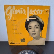Discos de vinilo: LORIA LASSO ‎– GLORIA LASSO 4 SELLO: LA VOZ DE SU AMO ‎– 7EPL 13.128 FORMATO: VINYL, 7”, 45 RPM,