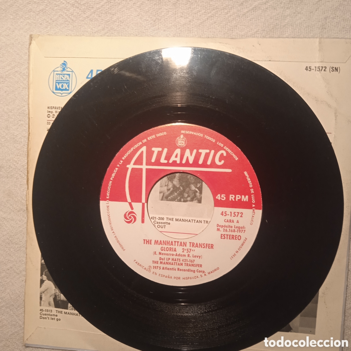 Discos de vinilo: Manhattan transfer, gloria+1,1977,vg+ - Foto 3