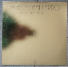 Discos de vinilo: VINILO - MIGUEL GALLARDO - SEGUIRA VIVO EN MI - ARIOLA 1980 - SUPERSINGLE DISCO PROMOCIONAL