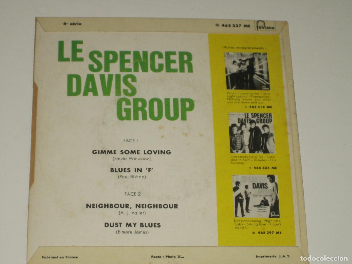 Discos de vinilo: SPENCER DAVIS GROUP - CARATULA SIN VINILO - ED. FRANCESA - Foto 2