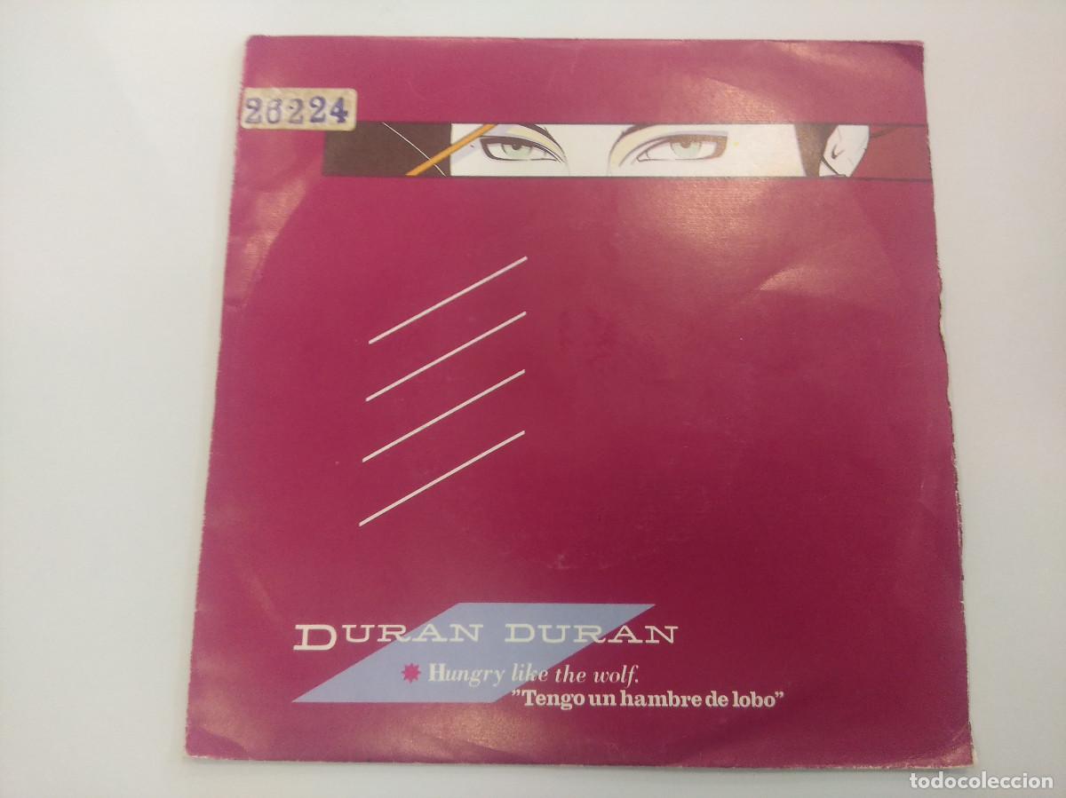 Discos de vinilo: DURAN DURAN/HUNGRY LIKE THE WOLF/SINGLE. - Foto 1