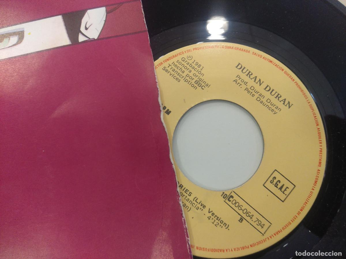 Discos de vinilo: DURAN DURAN/HUNGRY LIKE THE WOLF/SINGLE. - Foto 2