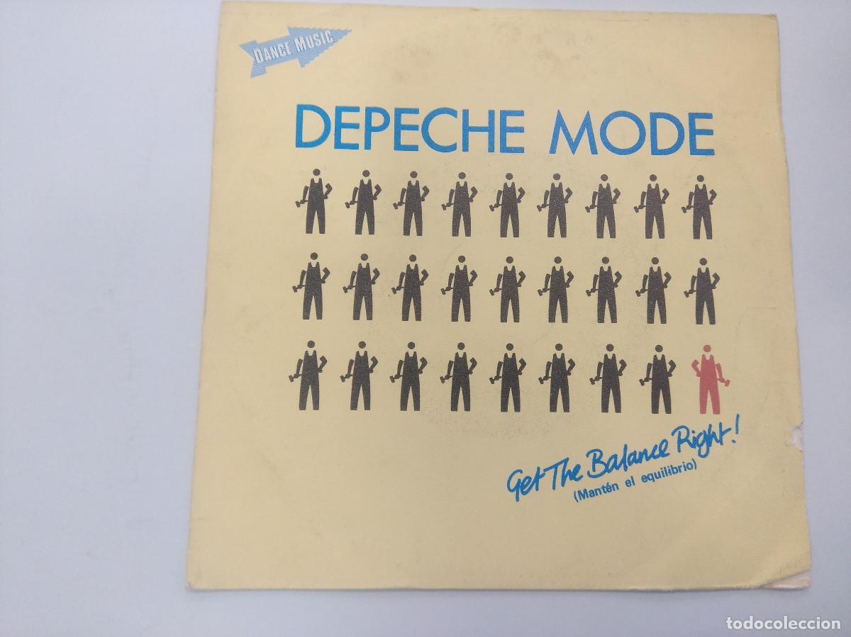 Discos de vinilo: DEPECHE MODE/GET THE BALANCE RIGHT/SINGLE. - Foto 1