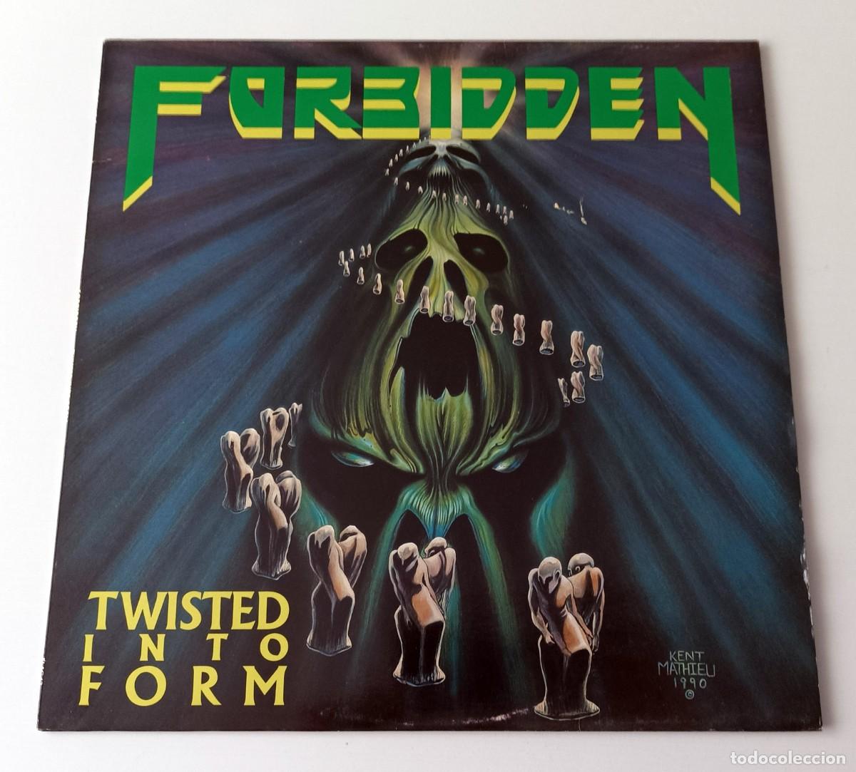 Discos de vinilo: LP FORBIDDEN - TWISTED INTO FORM - Foto 1