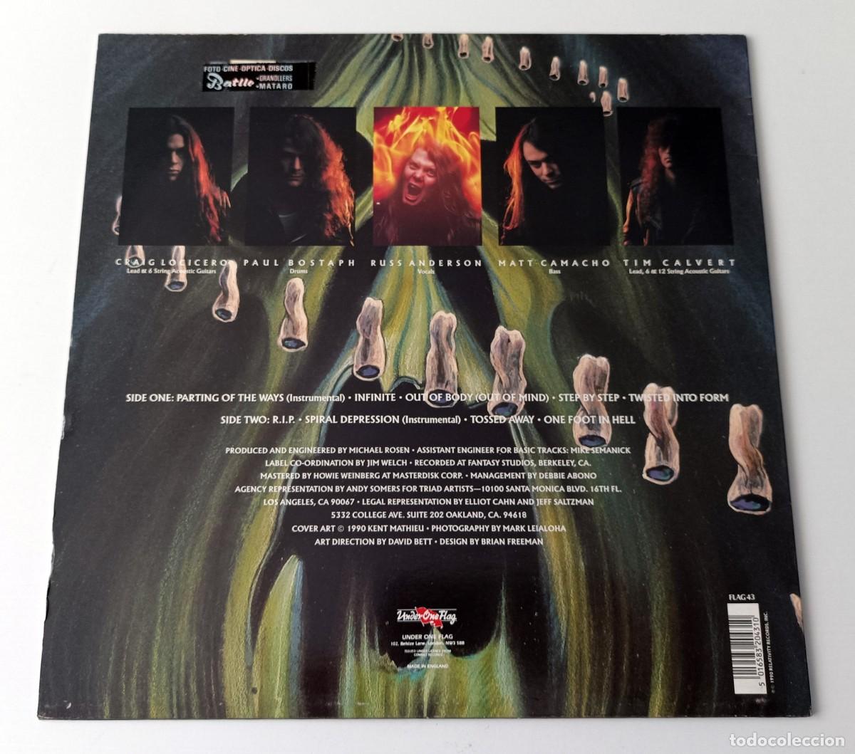 Discos de vinilo: LP FORBIDDEN - TWISTED INTO FORM - Foto 2