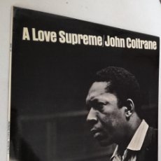 Discos de vinilo: JOHN COLTRANE - A LOVE SUPREME (MEDITERRANEO) LP ESPAÑA - GATEFOLD - EXCELENTE
