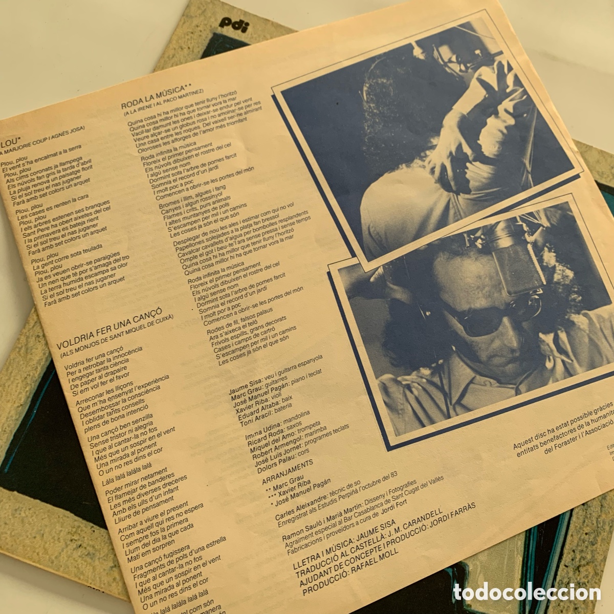 Discos de vinilo: LP Sisa Roda La M&uacute;sica de 1983 - Foto 3
