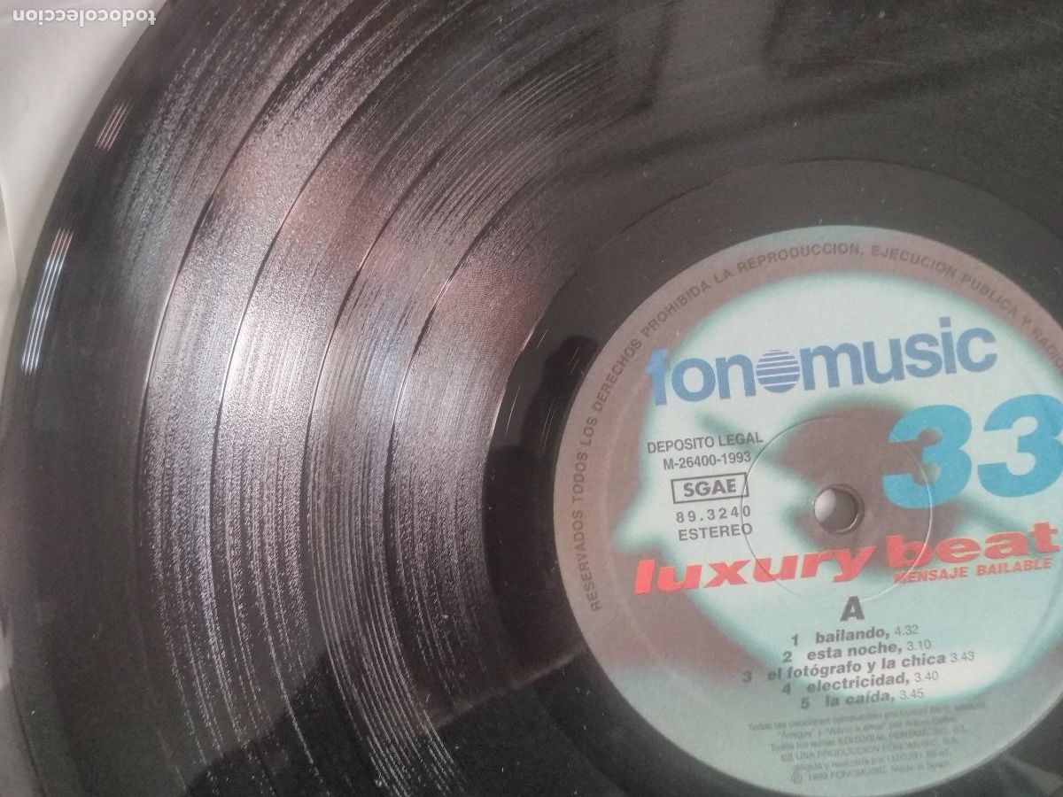 Discos de vinilo: Luxury Beat &lrm;&ndash; Mensaje Bailable 1993 - Foto 3