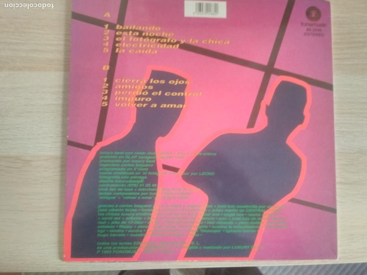 Discos de vinilo: Luxury Beat &lrm;&ndash; Mensaje Bailable 1993 - Foto 4