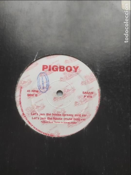 Discos de vinilo: PIGBOY - LETS JAM THE HOUSE-MAXI-GENERIC COVER- - Foto 1