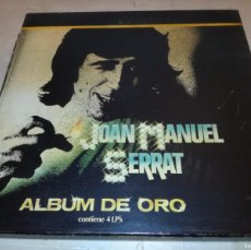 Discos de vinilo: CAJA CON 4 LPS DE JOAN MANUEL SERRAT-ALBUM DE ORO