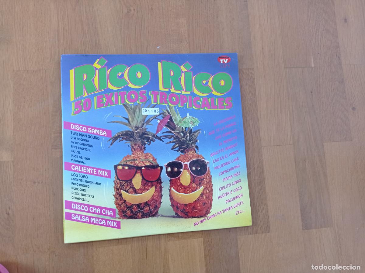 Discos de vinilo: rico rico-50 exitos tropicales . 3 lpm - Foto 1