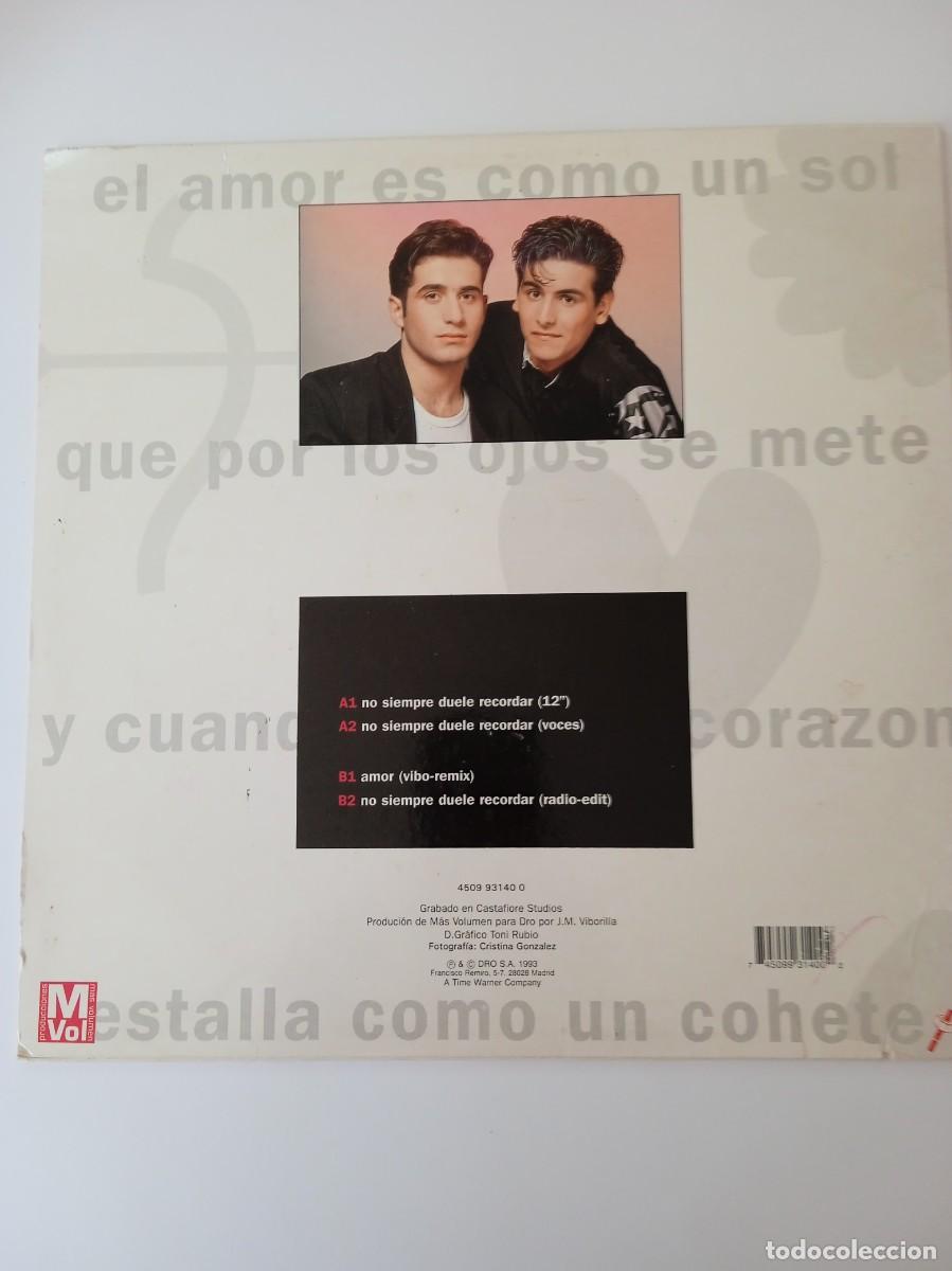 Discos de vinilo: RAY - NO SIEMPRE DUELE RECORDAR 45 RPM - Foto 2