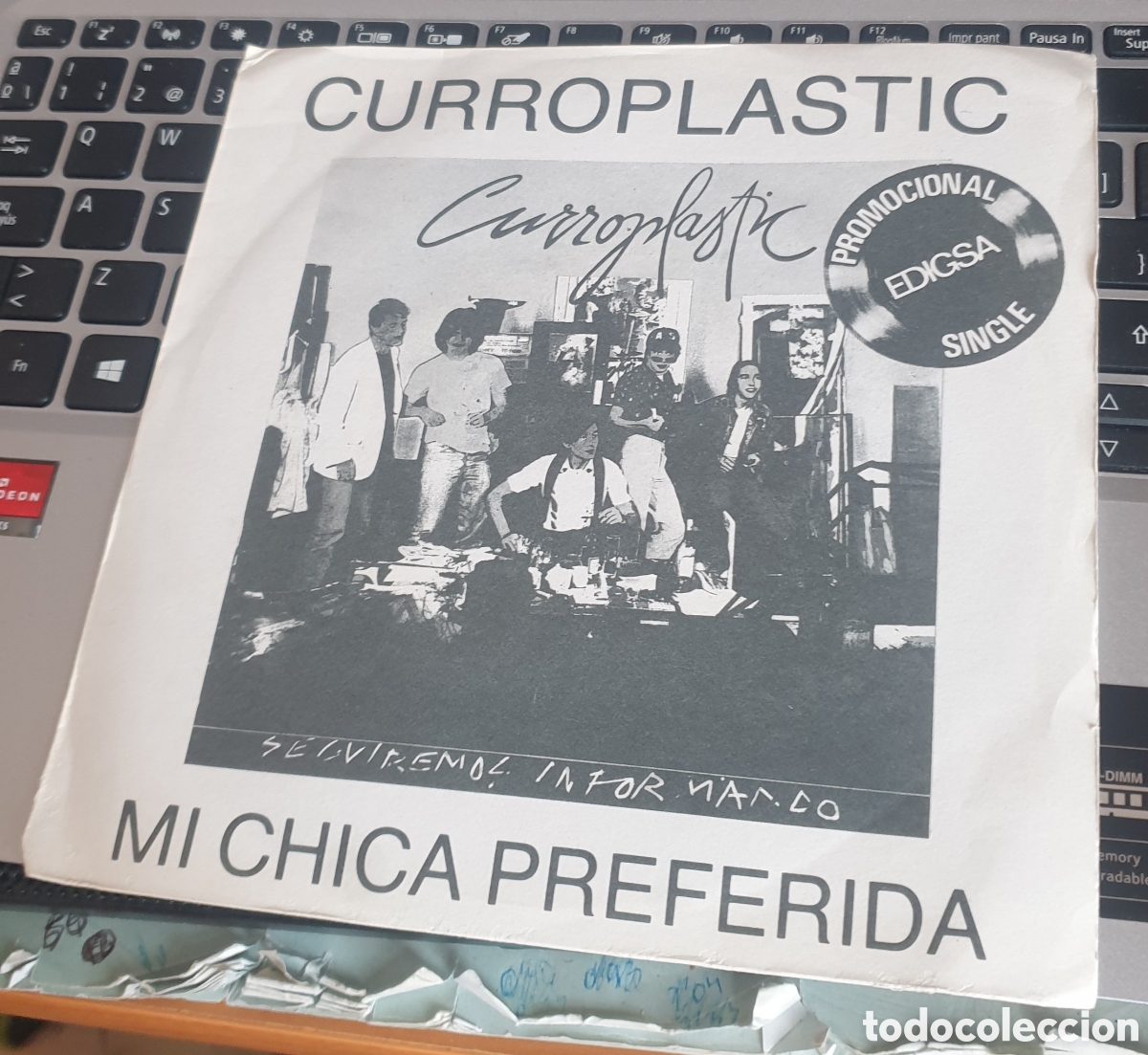 Discos de vinilo: Curroplastic - mi chica preferida - Foto 1