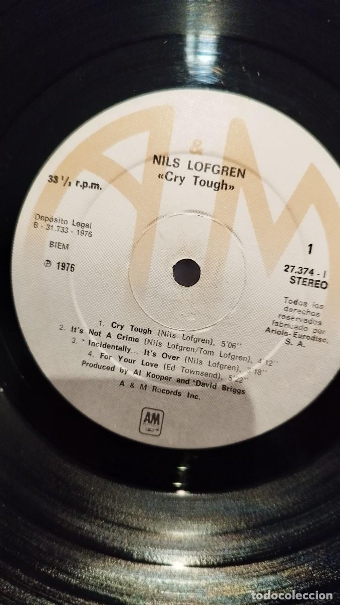 Discos de vinilo: Nils Lofgren &ndash; Cry Tough.Vinilo Lp - Foto 4