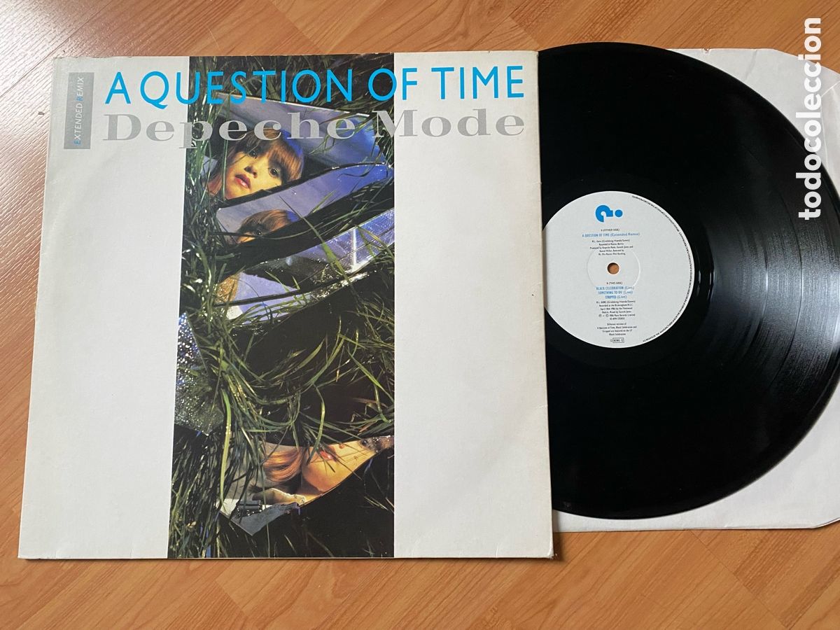 Discos de vinilo: DEPECHE MODE `A Question of Time&acute; Extended Remix - Foto 2