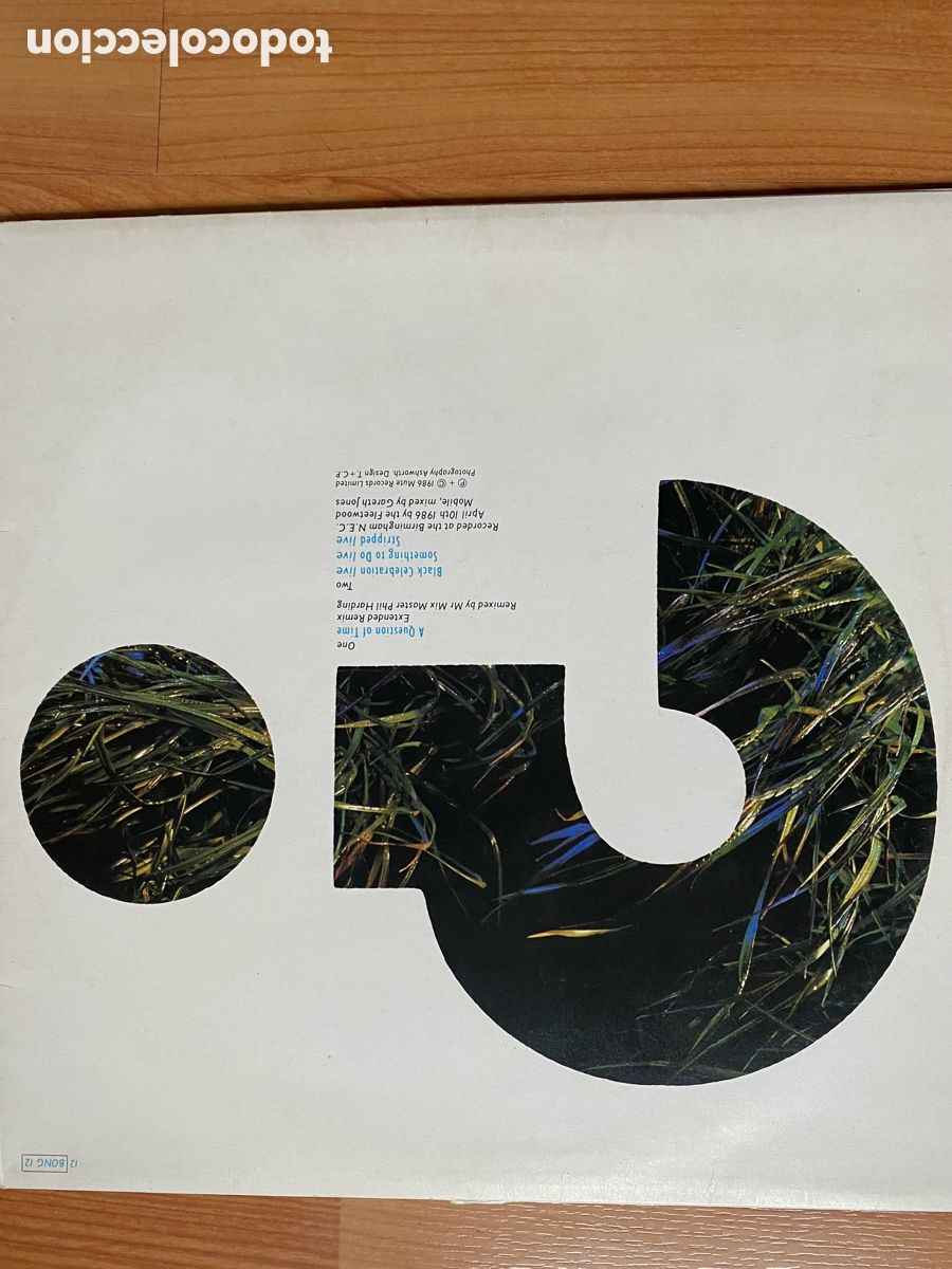Discos de vinilo: DEPECHE MODE `A Question of Time&acute; Extended Remix - Foto 3