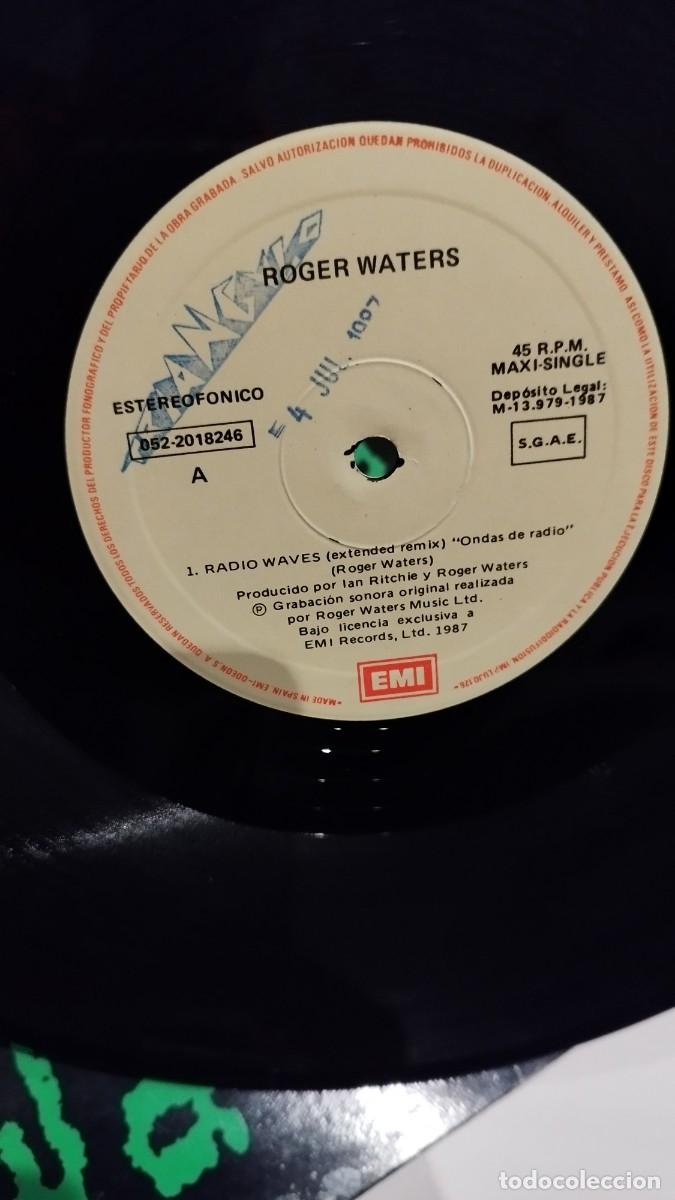 Discos de vinilo: Roger Waters &ndash; Radio Waves.Vinilo Maxi Single - Foto 2