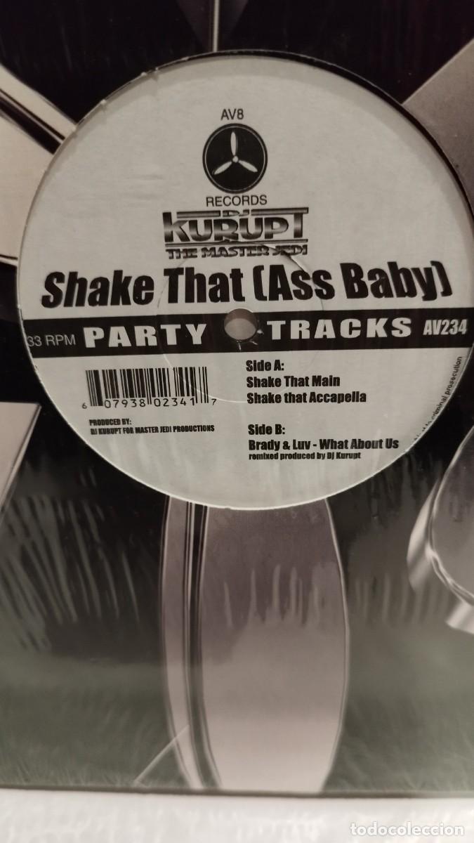 Discos de vinilo: Dj Kurupt,Shake That (Ass Baby).Vinilo Maxi Single - Foto 2