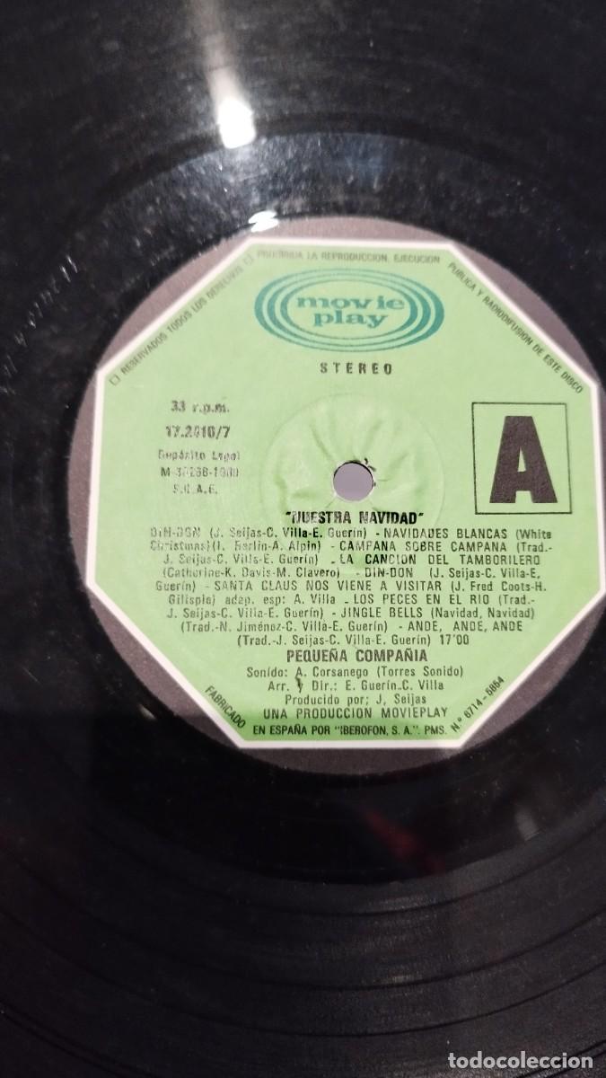 Discos de vinilo: Peque&ntilde;a Compa&ntilde;&iacute;a,nuestra navidad.Vinilo Lp - Foto 3