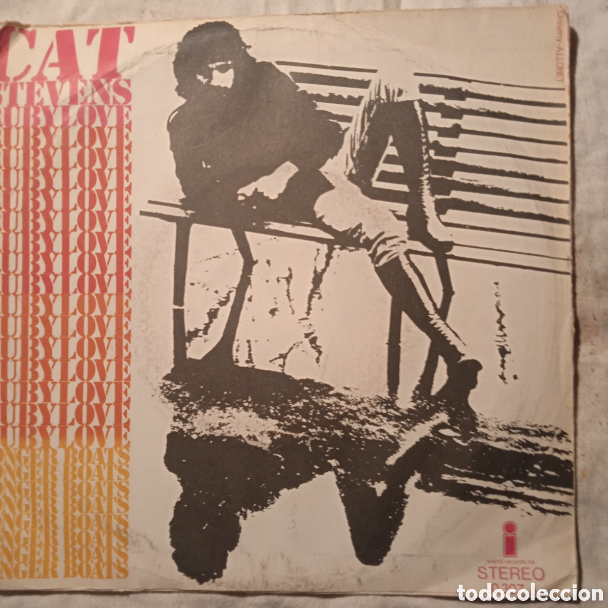 Discos de vinilo: Cat Stevens, Ruby love,1971,funda vg,disco nm - Foto 2