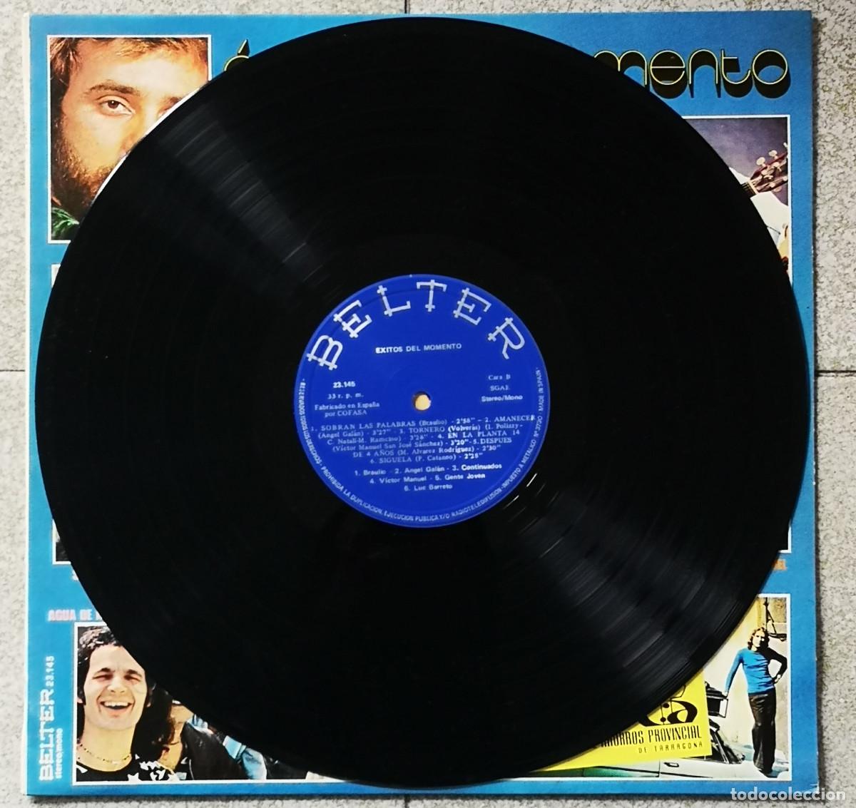 Discos de vinilo: VINILO LP - EXITOS DEL MOMENTO 1976 - BELTER - Made in Spain - Foto 3
