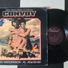 Discos de vinilo: LP CONVOY KRIS KRISTOFFERSON BANDA SONORA AÑOS 70