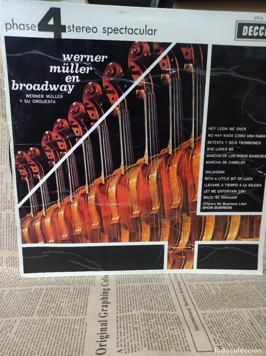 Discos de vinilo: Werner M&uuml;ller Y Su Orquesta &ndash; Werner M&uuml;ller En Broadway - Foto 1