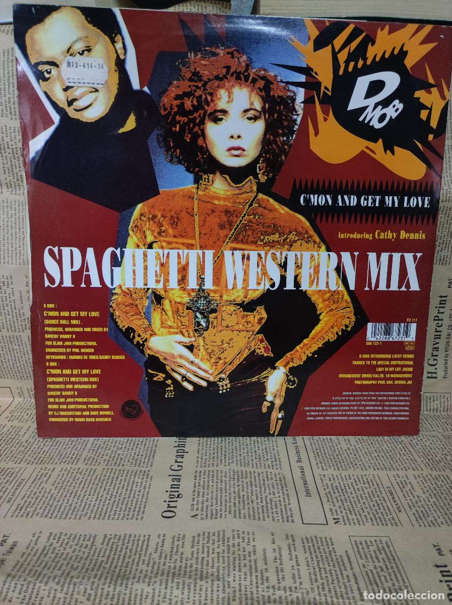 Discos de vinilo: D-Mob Introducing Cathy Dennis &ndash; Cmon And Get My Love - Foto 2