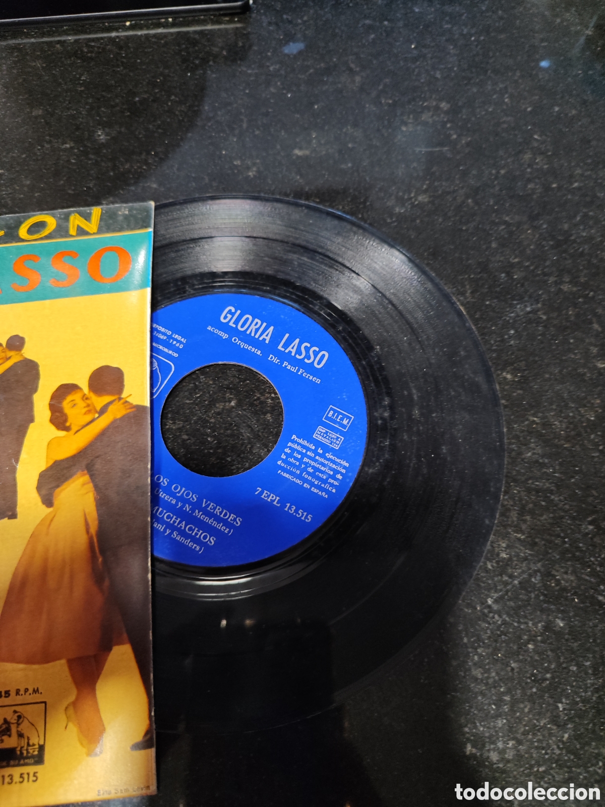 Discos de vinilo: Single Baile con Gloria Lasso - Foto 3