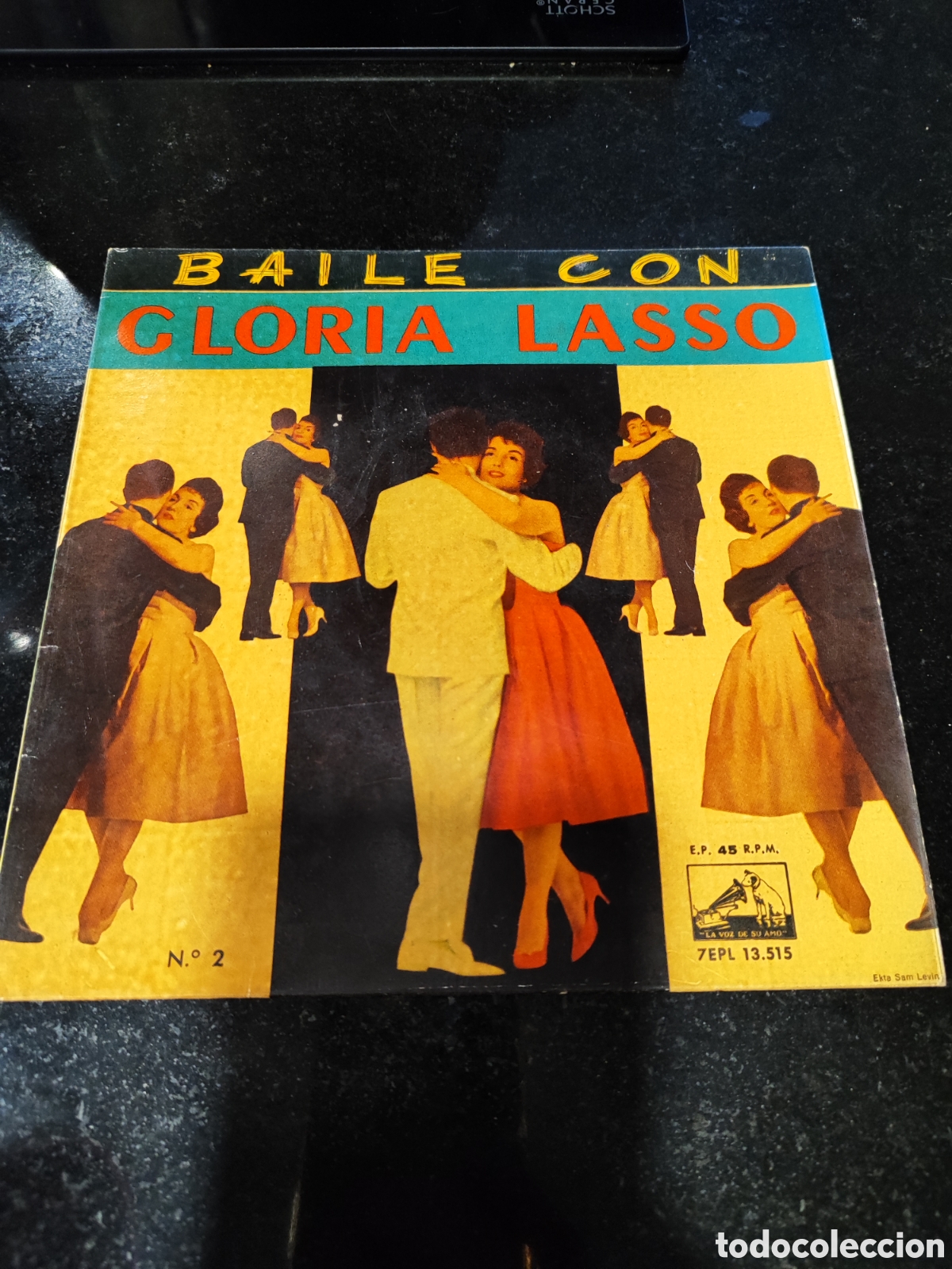 Discos de vinilo: Single Baile con Gloria Lasso - Foto 1
