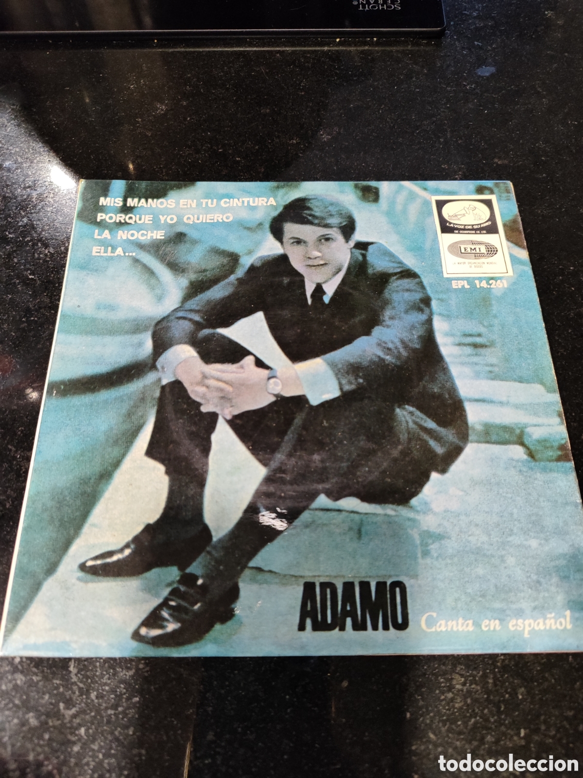 Discos de vinilo: Single Adamo canta en espa&ntilde;ol - Foto 1