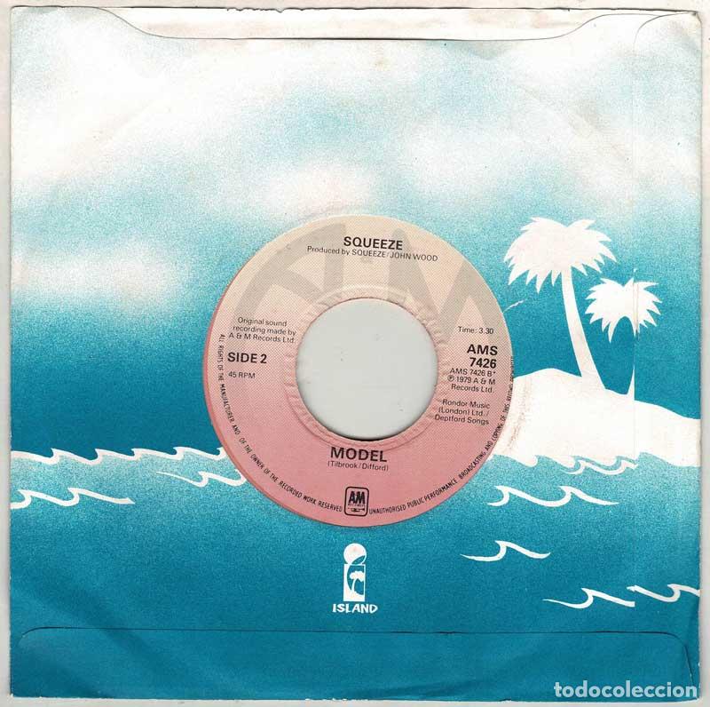 Discos de vinilo: Squeeze - Cool for Cats / Model. Single rosa (s&oacute;lo vinilo) - Foto 2