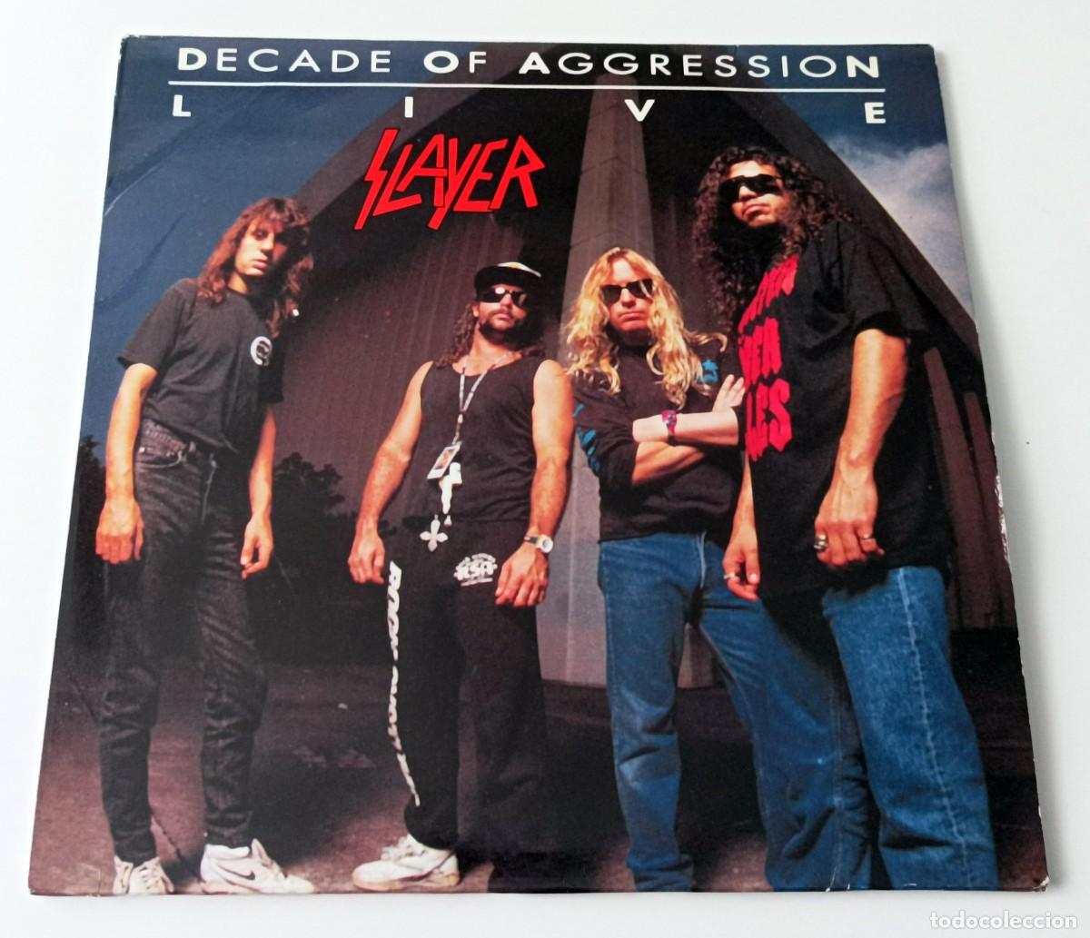 Discos de vinilo: LP SLAYER - DECADE OF AGGRESSION LIVE - Foto 1