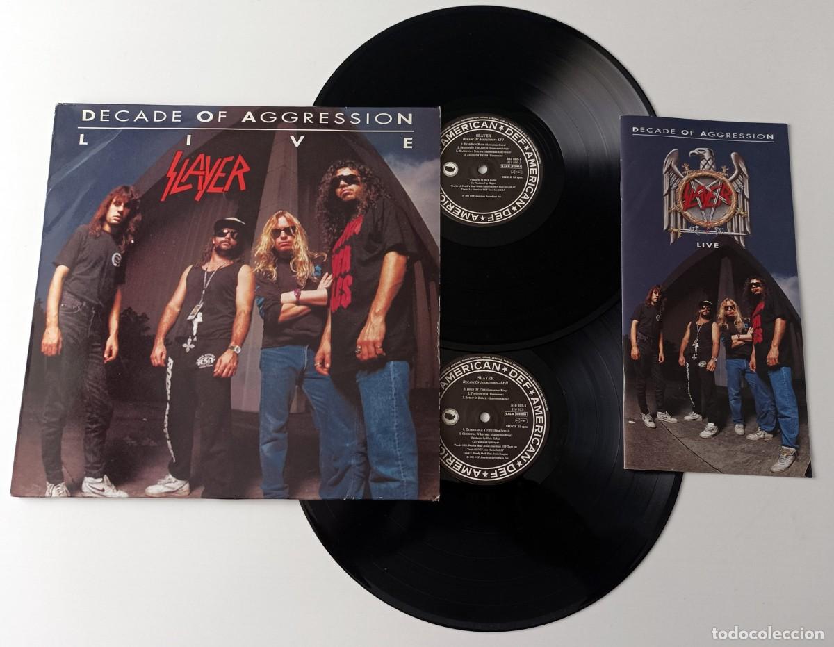 Discos de vinilo: LP SLAYER - DECADE OF AGGRESSION LIVE - Foto 3