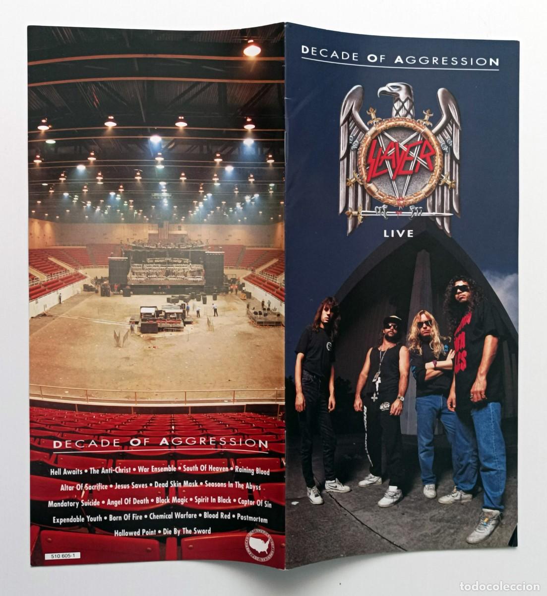 Discos de vinilo: LP SLAYER - DECADE OF AGGRESSION LIVE - Foto 5