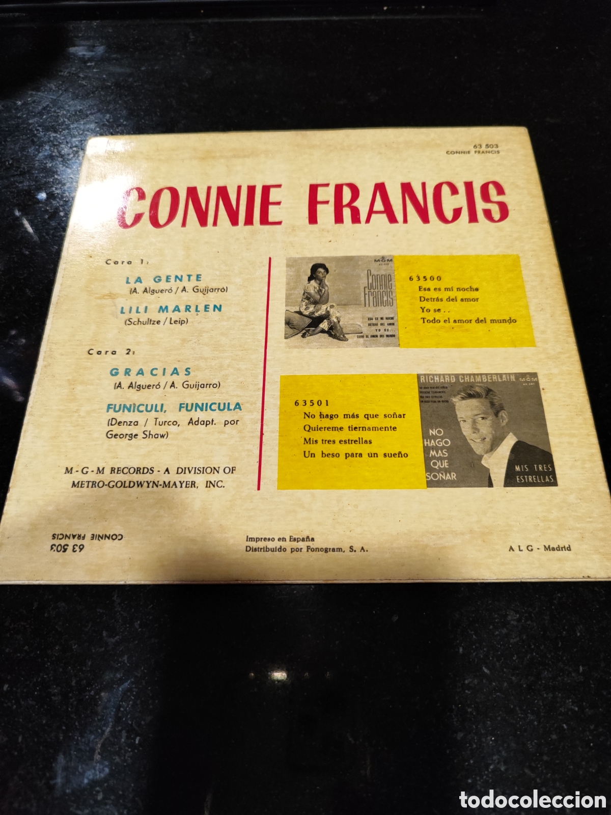 Discos de vinilo: Single Connie Francis - Foto 2
